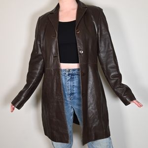 Danier Brown Leather Jacket
